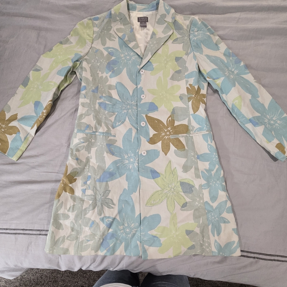 Sigrid Olsen Floral Spring Coat